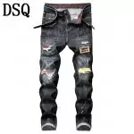 dsquared2 cool guy jeans causal denim  dsq 1964 hole black